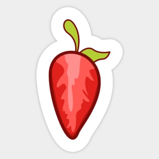 strawberry vector Sticker